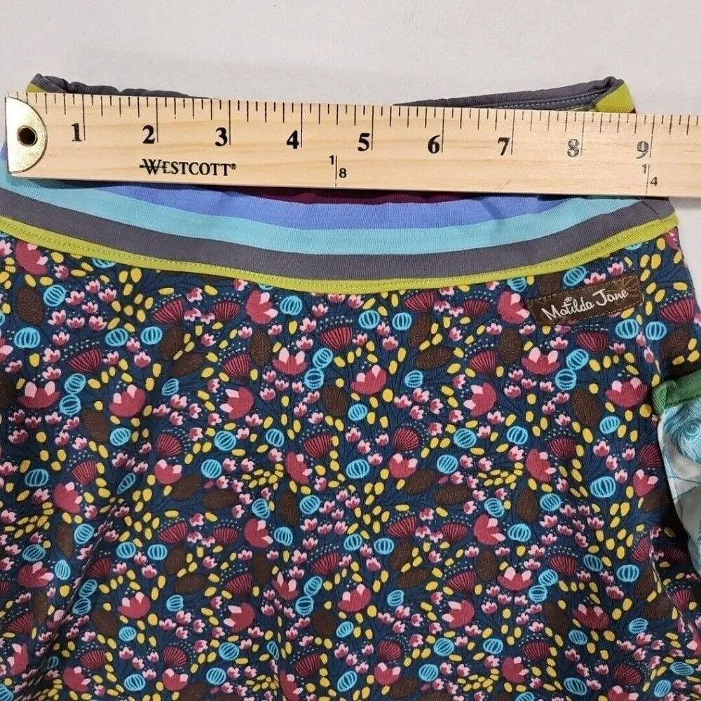 Matilda Jane Fingerpaint Michelle Skirt Girls Paint by Numbers Size‎ 4 Floral